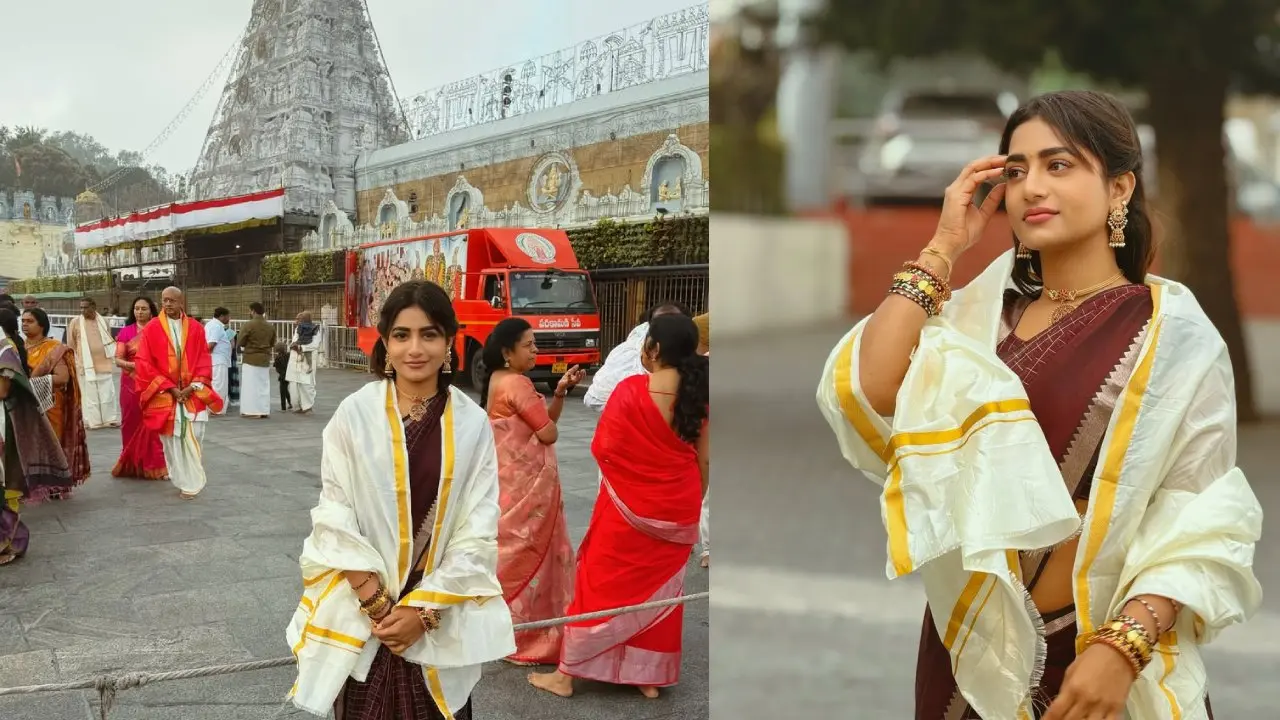 Nayani Pavani Visits Tirumala Temple