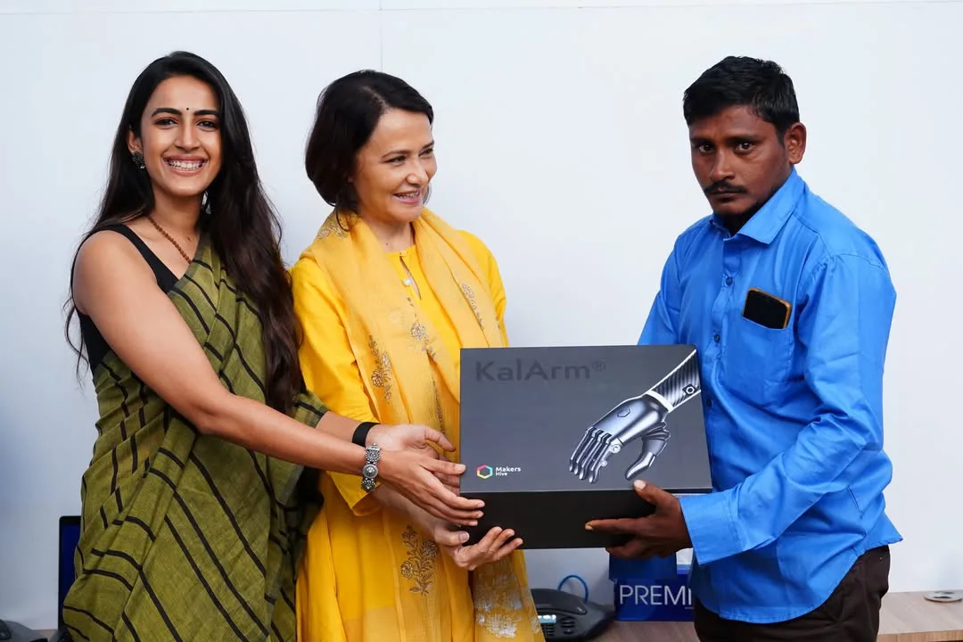 Niharika and Amala Helped Artificial Hands