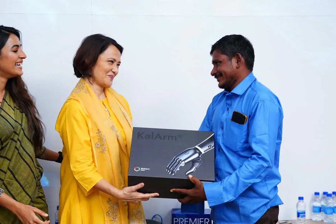 Niharika and Amala Helped Artificial Hands