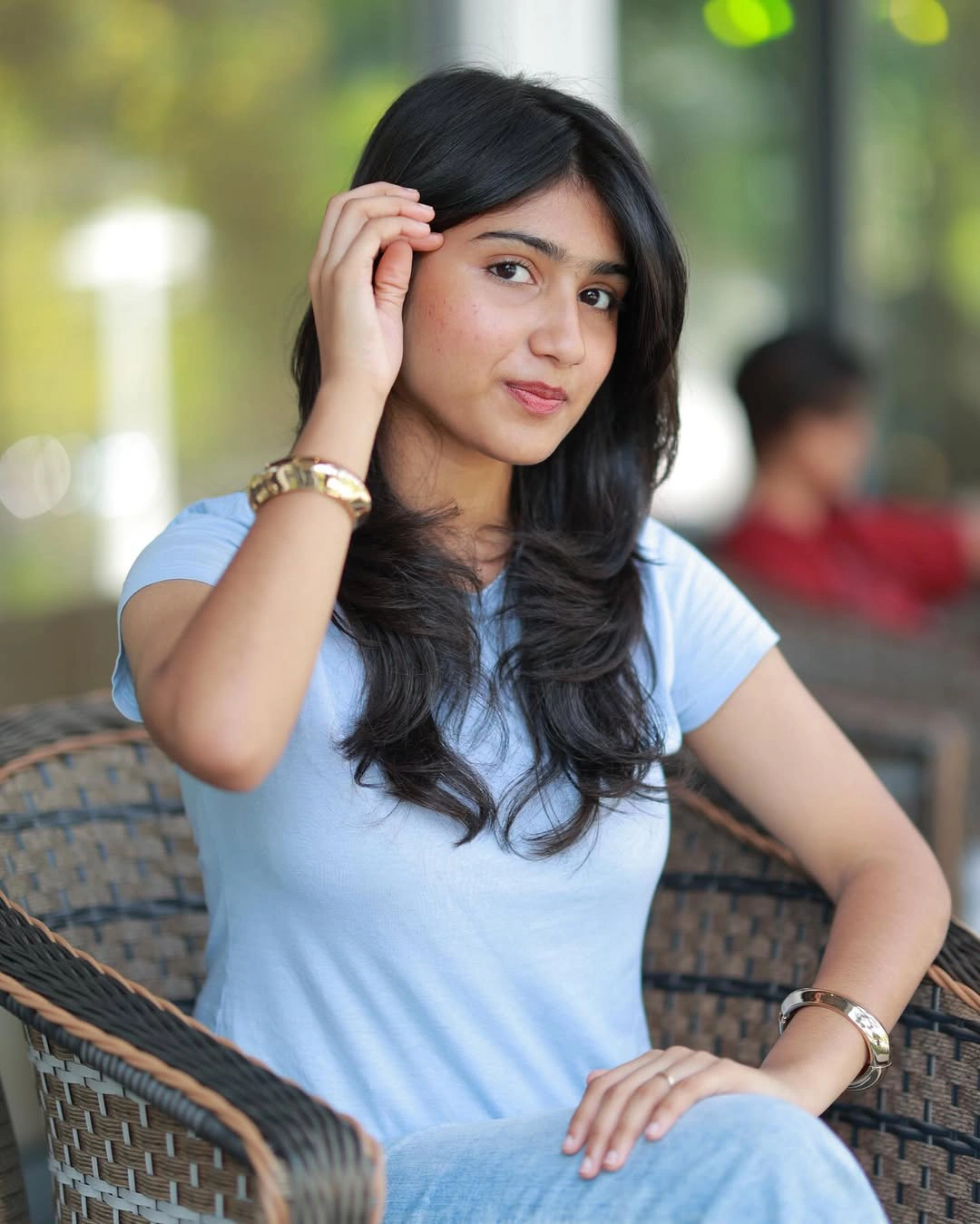 Sarvam Maya Fame Malayali Actress Riya Shibu Cute Photos