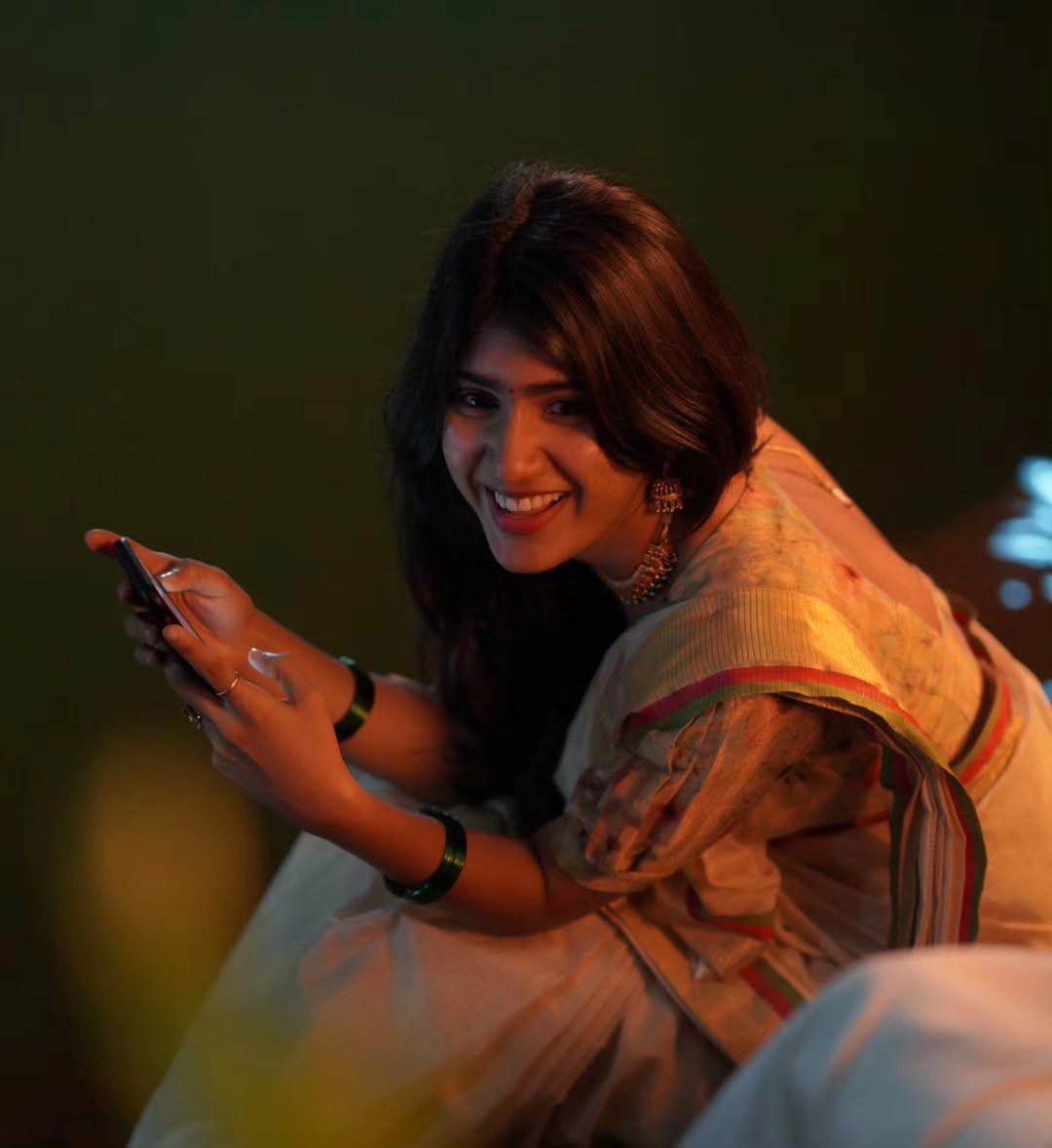 Sarvam Maya Fame Malayali Actress Riya Shibu Cute Photos