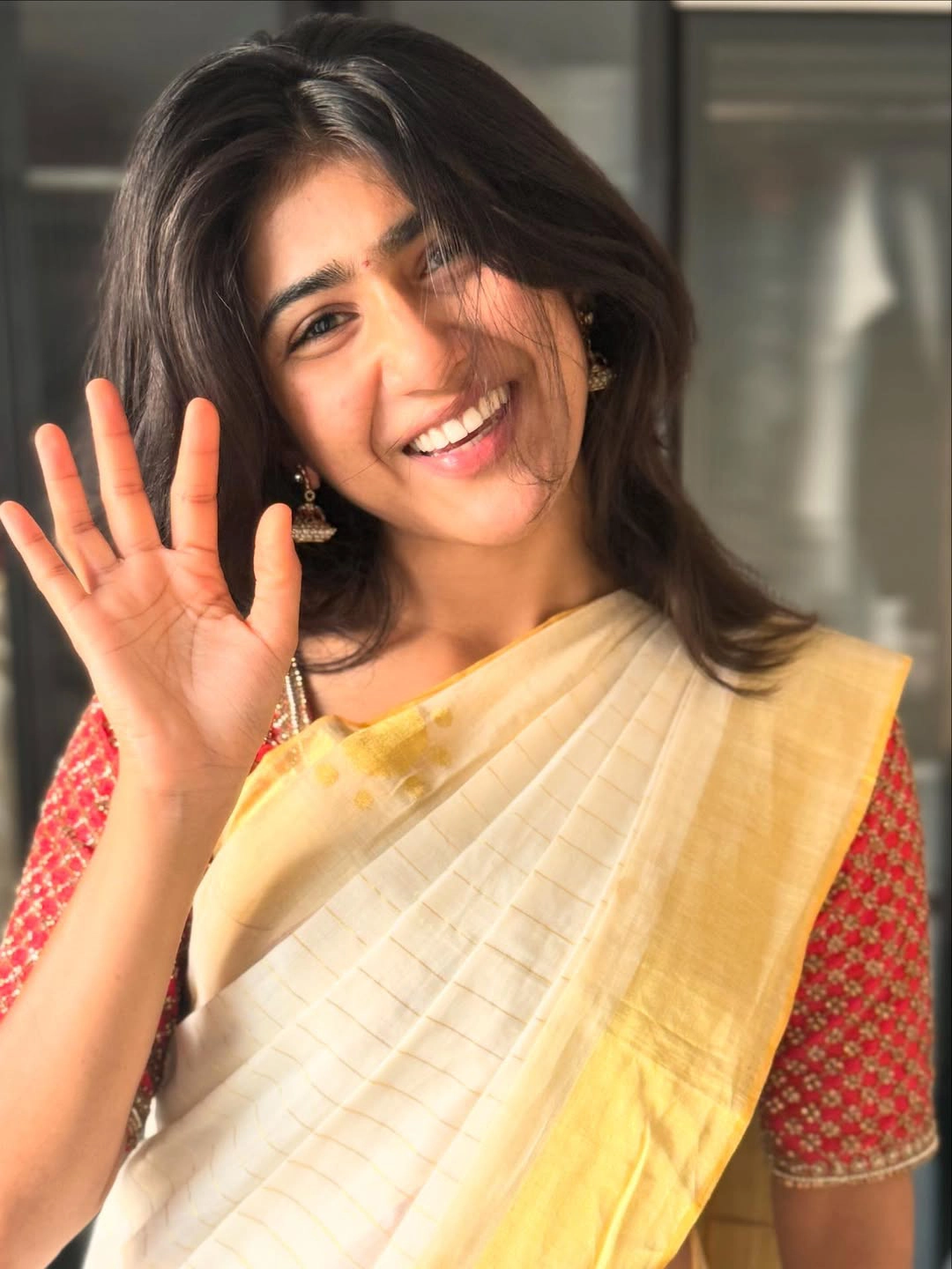 Sarvam Maya Fame Malayali Actress Riya Shibu Cute Photos