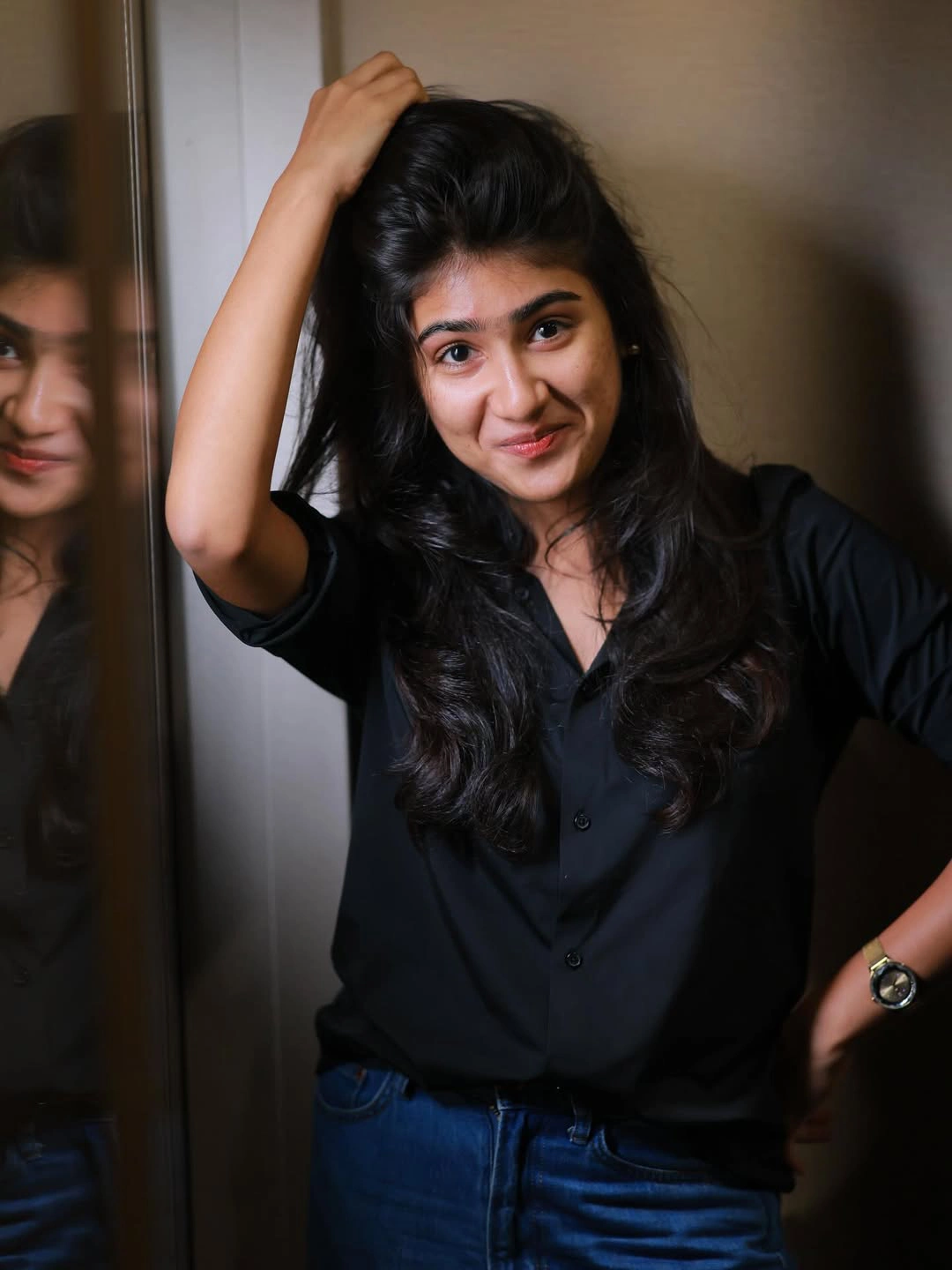 Sarvam Maya Fame Malayali Actress Riya Shibu Cute Photos