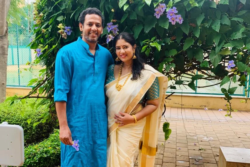 Sangavi Shares Cute Photos with Husband on Tenth Wedding Anniversary