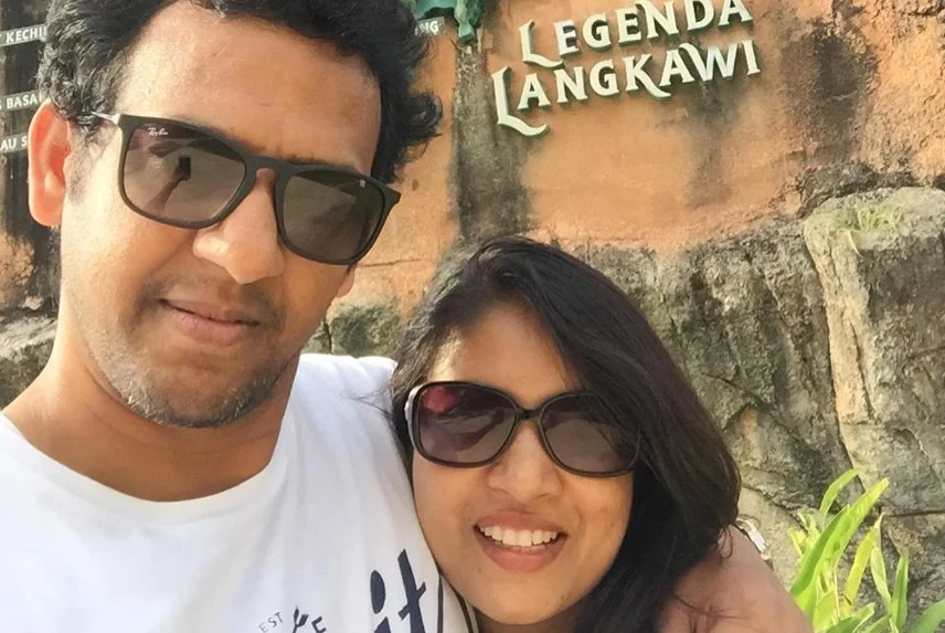 Sangavi Shares Cute Photos with Husband on Tenth Wedding Anniversary