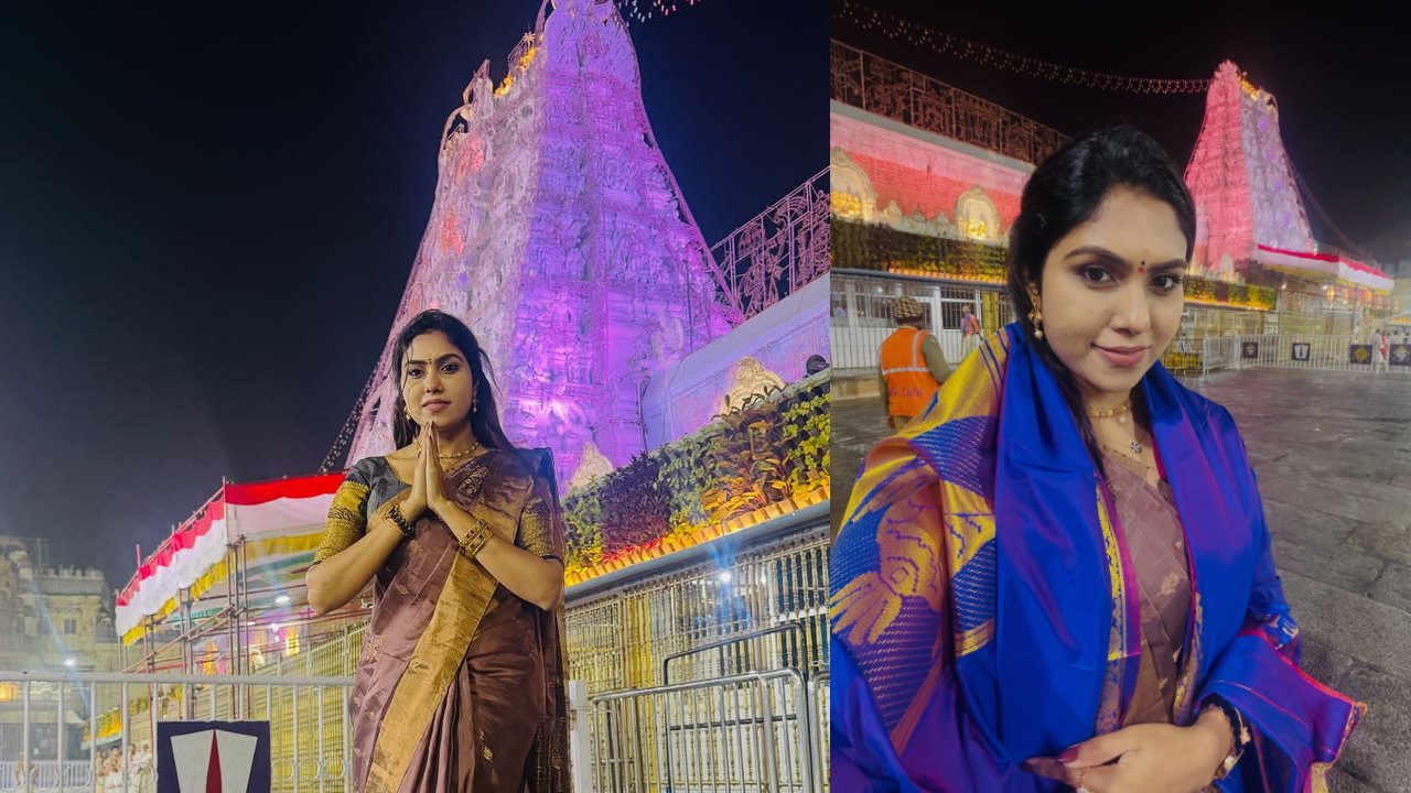 Jabardasth Satya Sri : తిరుమల వేంకటేశ్వరస్వామిని దర్శించుకున్న జబర్దస్త్ సత్యశ్రీ.. ఫొటోలు..