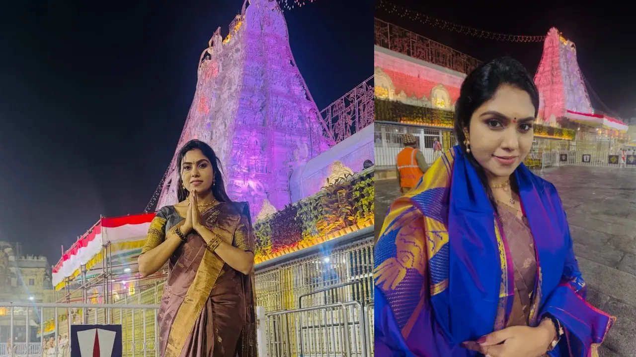 Jabardasth Satya Sri Visits Tirumala Temple