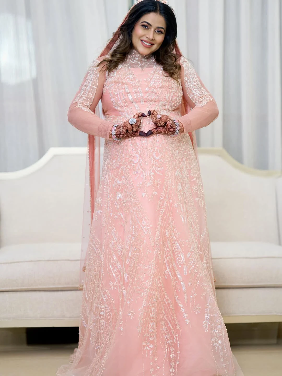 Shamna Kasim Shares Baby Bump Photos with Husband