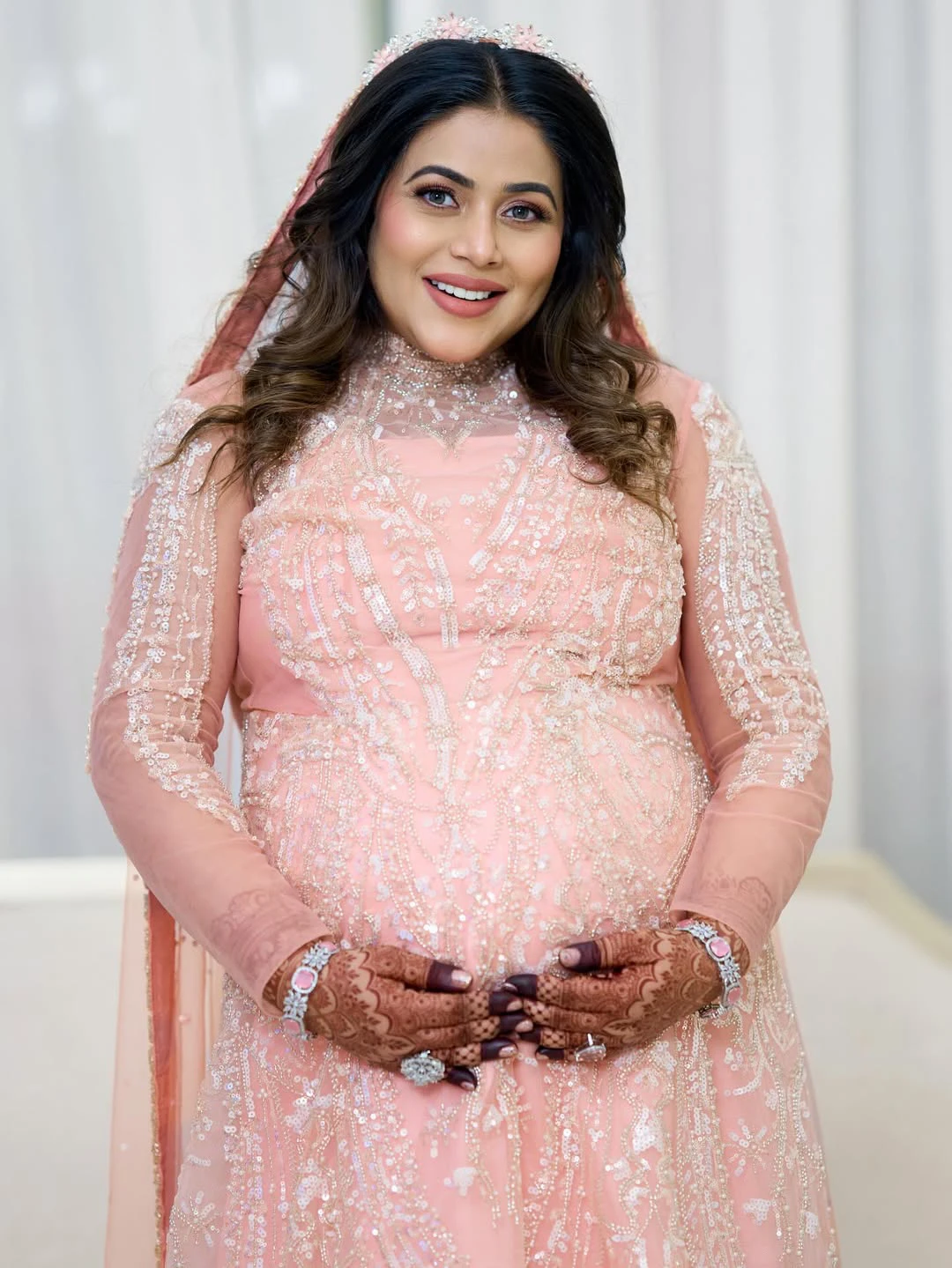 Shamna Kasim Shares Baby Bump Photos with Husband