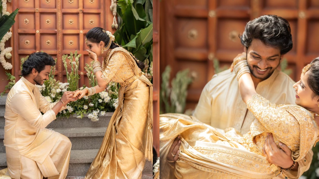 Shanmukh Jaswanth Engagement with his Love Vaishnavi Chodisetti