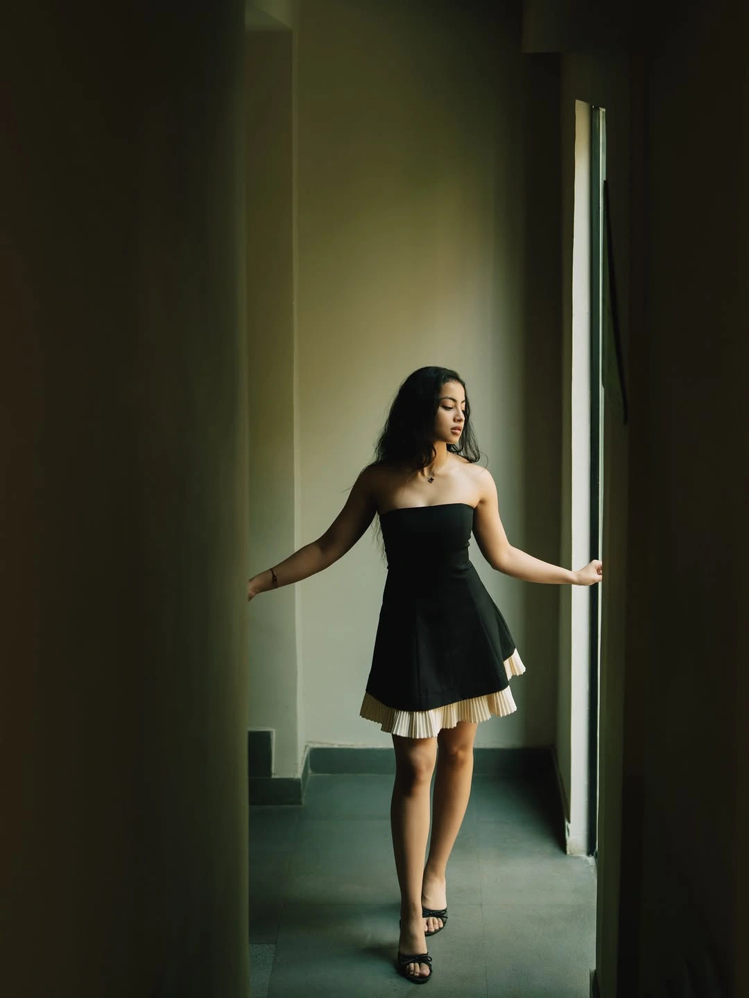 Shriya Kontham Sizzling Photos in Short Dress