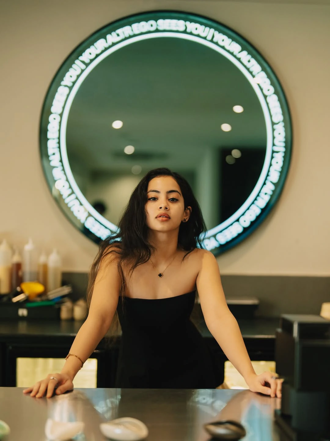 Shriya Kontham Sizzling Photos in Short Dress