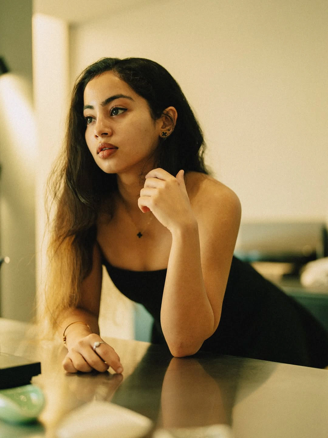 Shriya Kontham Sizzling Photos in Short Dress