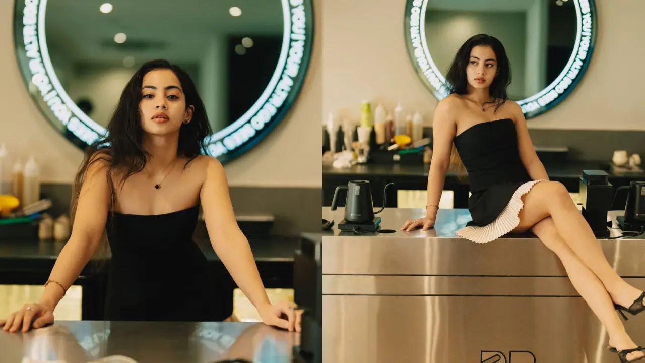 Shriya Kontham Sizzling Photos in Short Dress