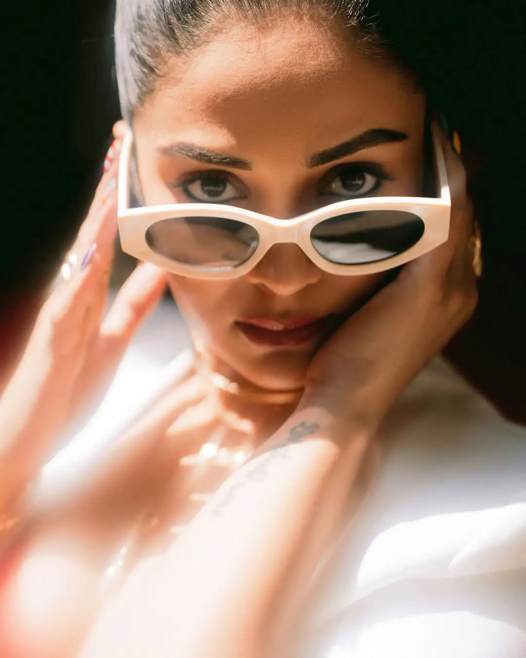 Sreemukhi trendy looks goes viral on social media