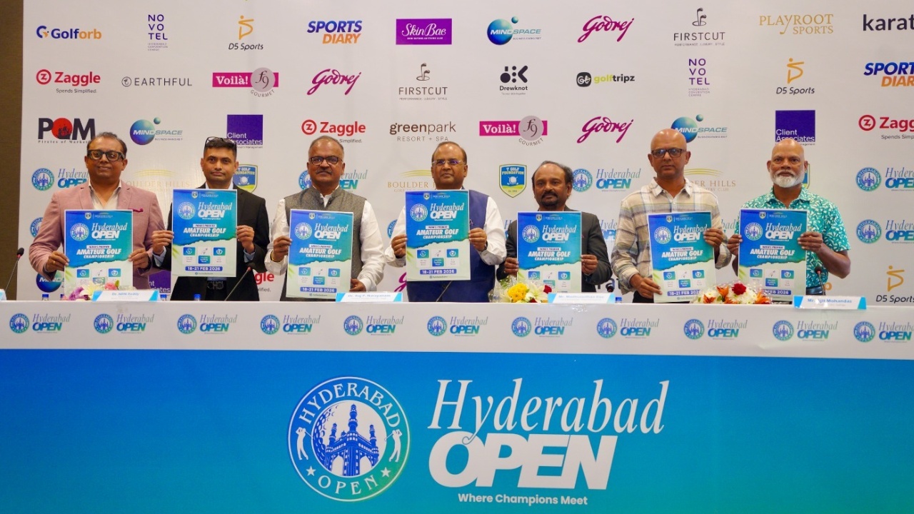 Hyderabad open Golf : బుధ‌వారం నుంచి హైదరాబాద్ ఓపెన్ గోల్ఫ్