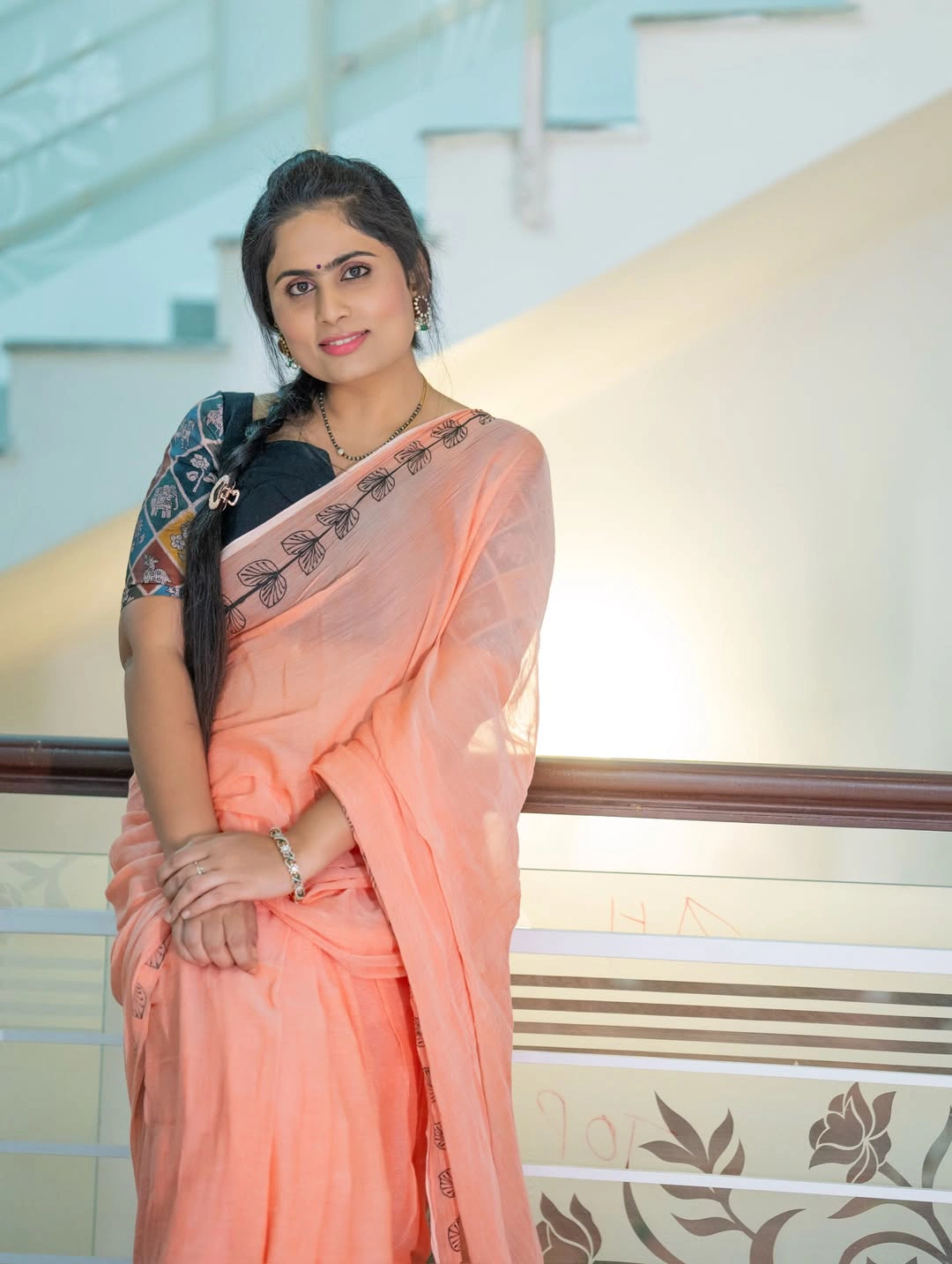 Dil Raju Wife Tejaswini Vygha Stunning Looks in Saree