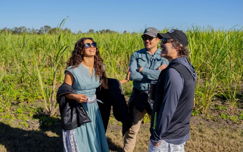 Priyanka Chopra The Bluff Movie Working Stills