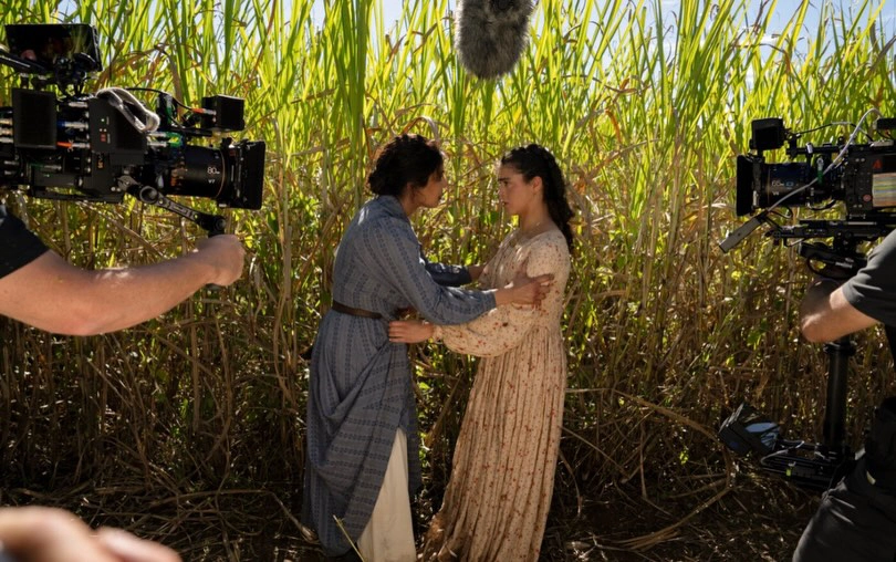 Priyanka Chopra The Bluff Movie Working Stills