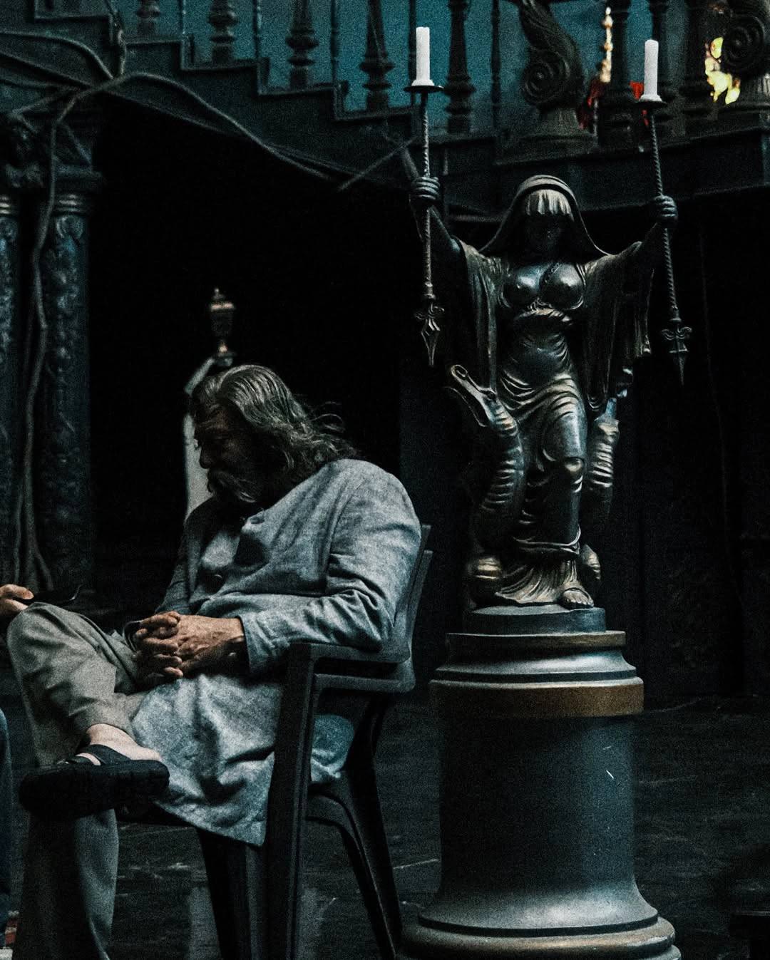 Hiya Dasari Shares The RajaSaab Behind Scenes Photos