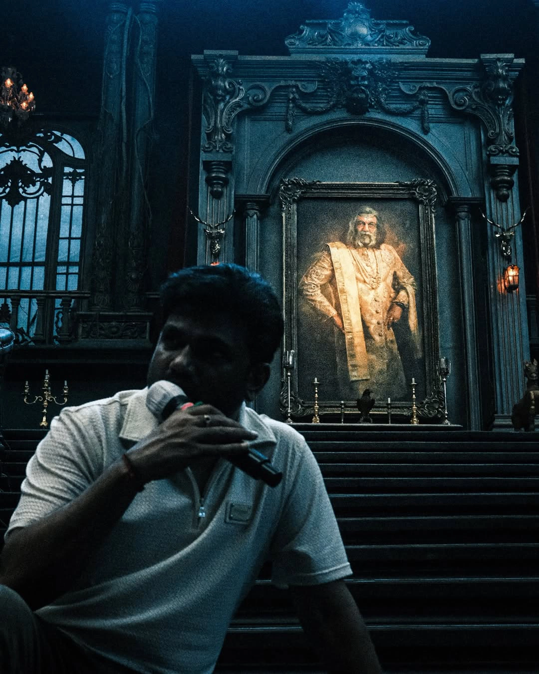 Hiya Dasari Shares The RajaSaab Behind Scenes Photos