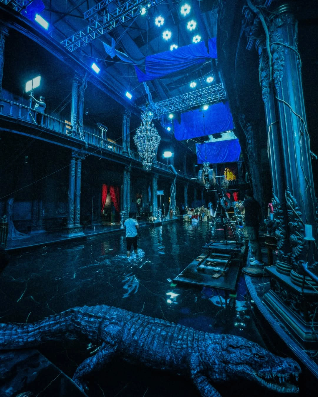 Hiya Dasari Shares The RajaSaab Behind Scenes Photos