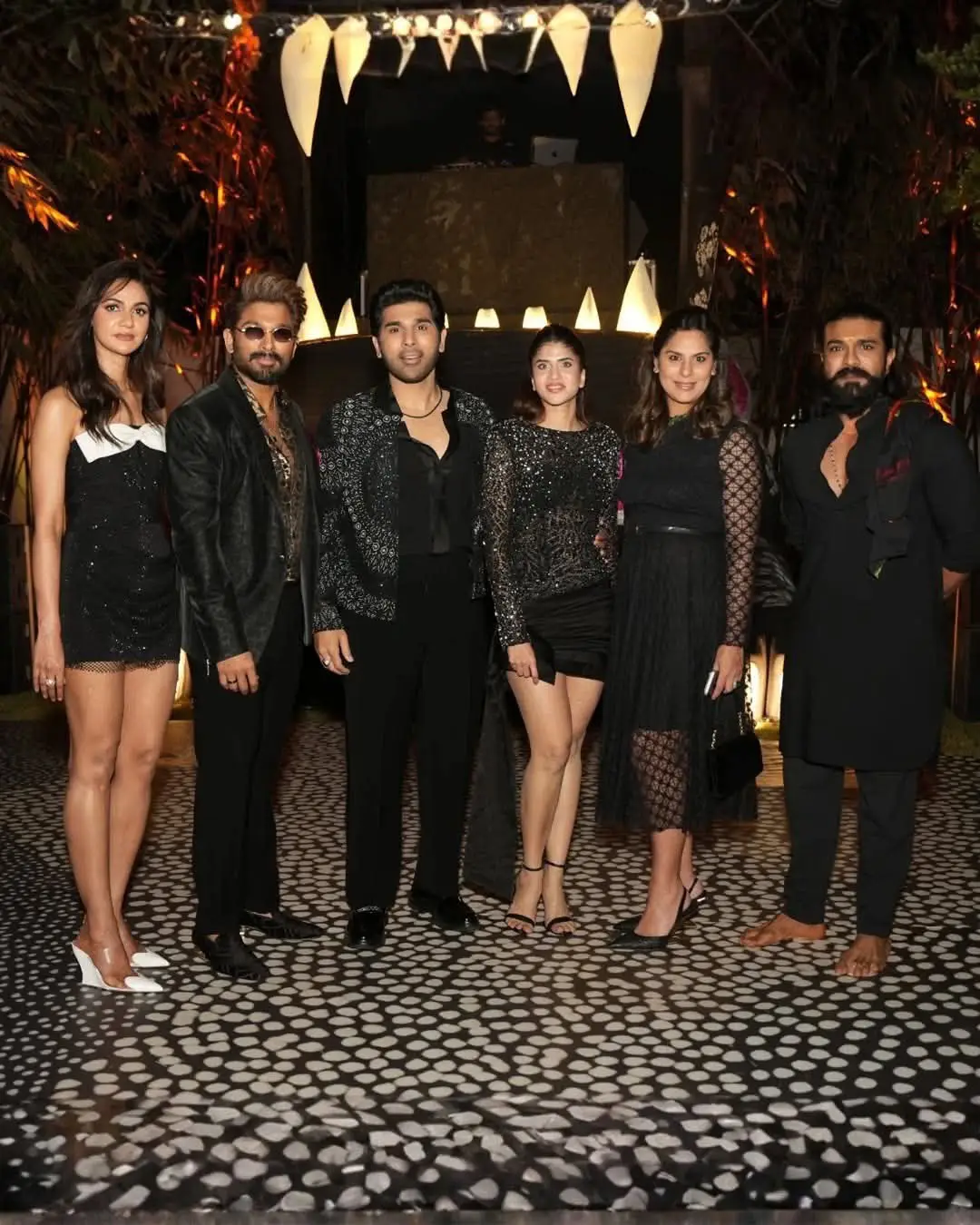 Tollywood celebrities at allu sirish pre wedding party