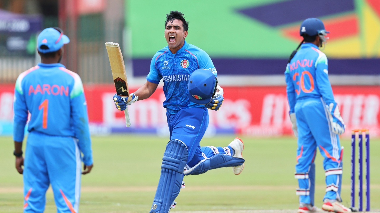 U19 World Cup 2026 : ఫైసల్, ఉజైరుల్లా శ‌త‌కాలు.. సెమీస్‌లో టీమ్ఇండియా ముందు అఫ్గాన్ భారీ టార్గెట్‌..