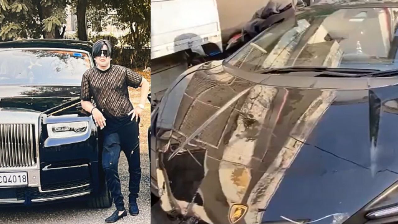 రూ.10 కోట్ల లంబోర్గిని కారుతో కోటీశ్వరుడి కుమారుడు రచ్చ రంబోలా.. వాహనాలు ధ్వంసం.. పలువురికి గాయాలు