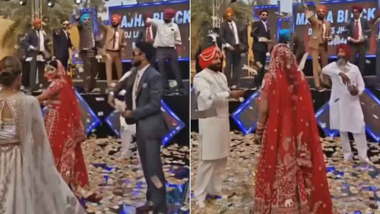 Viral Video: పెళ్లి వేడుకలో వధువుపై నోట్ల కట్టల వర్షం.. వీడియో వైరల్.. సోషల్ మీడియాలో విమర్శల వెల్లువ