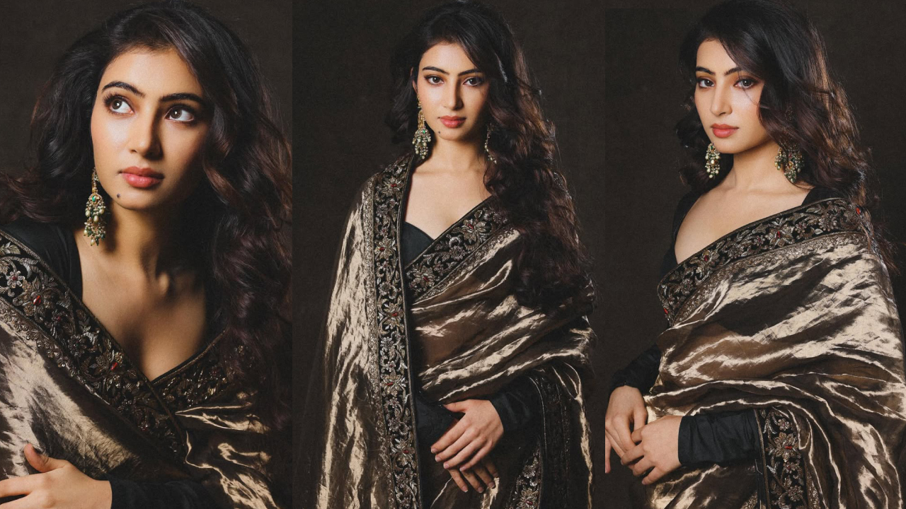 Sara Arjun: బ్లాక్ శారీలో కేకపెట్టిస్తున్న దురంధర్ బ్యూటీ.. సారా అర్జున్ క్రేజీ ఫొటోలు