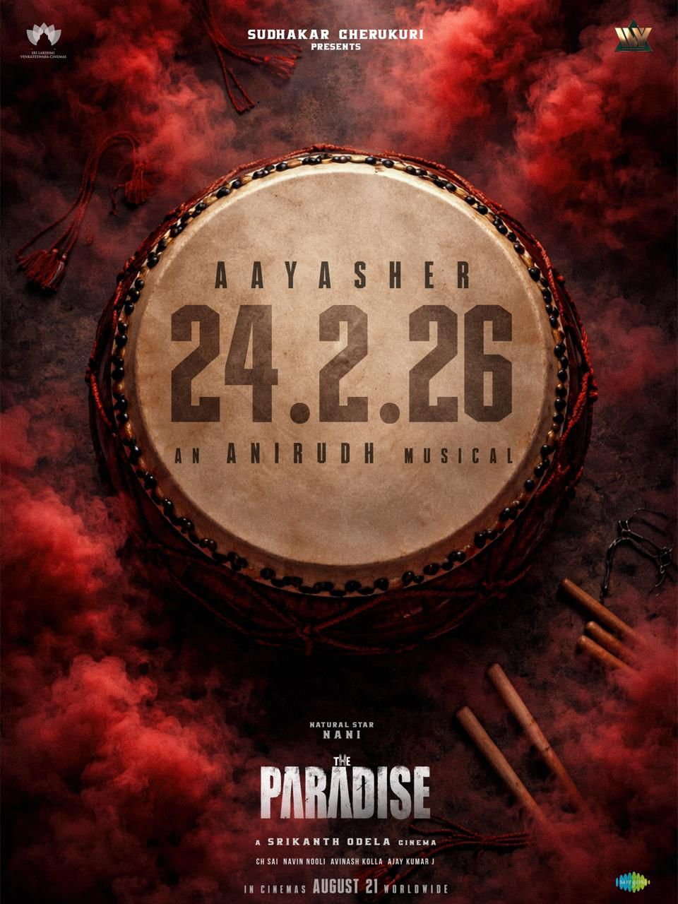 nani The paradise movie aaya sher song update