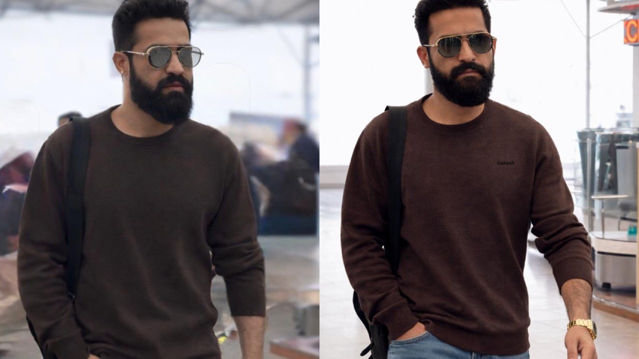 NTR : డ్రాగన్ కోసం ఆ దేశానికి బయలుదేరిన ఎన్టీఆర్.. లేటెస్ట్ లుక్ చూసారా..ఫోటోలు వైరల్..