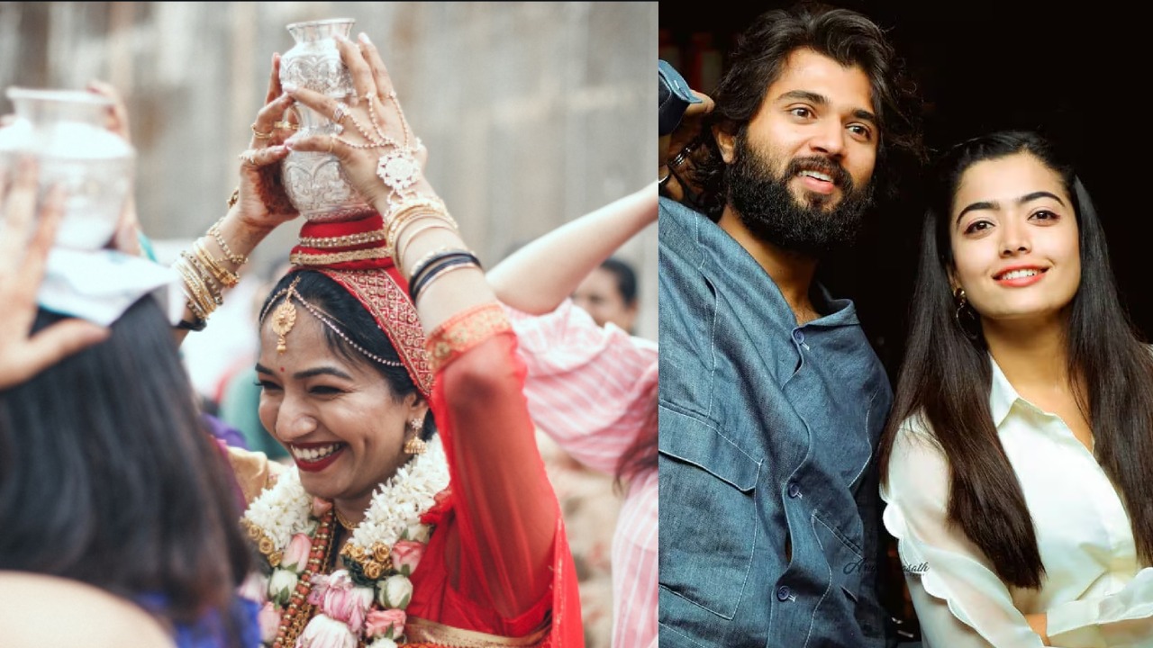 Vijay Rashmika Wedding : భుజానికి ‘మంగళసూత్రం’.. సిక్కు టైప్ లో తలపాగా.. విజయ్ దేవరకొండ, రష్మిక పెళ్లి అబ్బో..