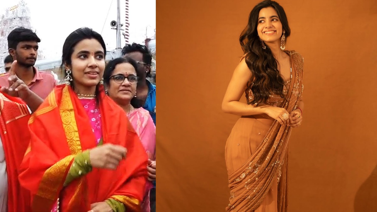 Shivani Nagaram : వామ్మో.. తిరుమలలో 15 నిముషాలు స్వామి వారిని దర్శనం చేసుకున్న హీరోయిన్.. కామెంట్స్ వైరల్..