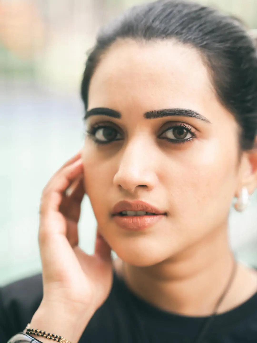 sravanthi chokarapu Ustaad look going viral on social media