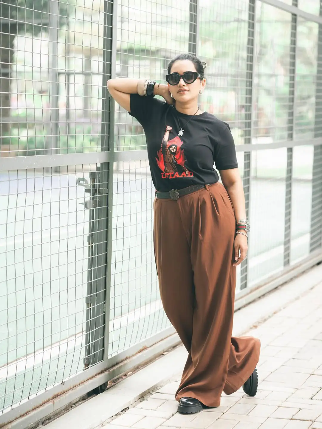 sravanthi chokarapu Ustaad look going viral on social media