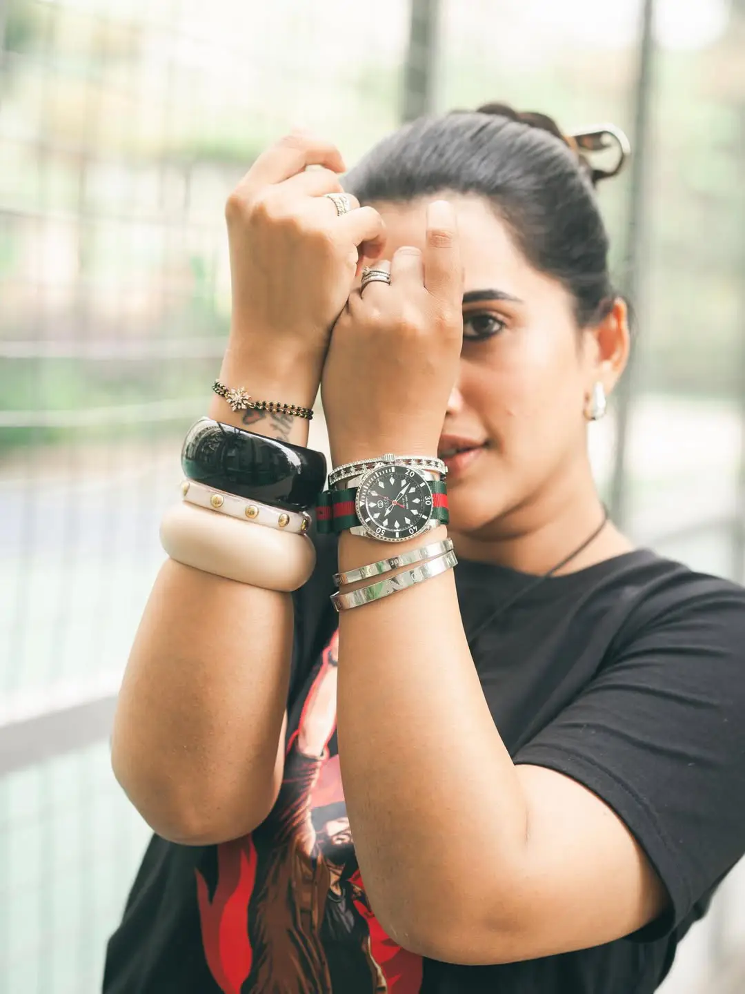 sravanthi chokarapu Ustaad look going viral on social media