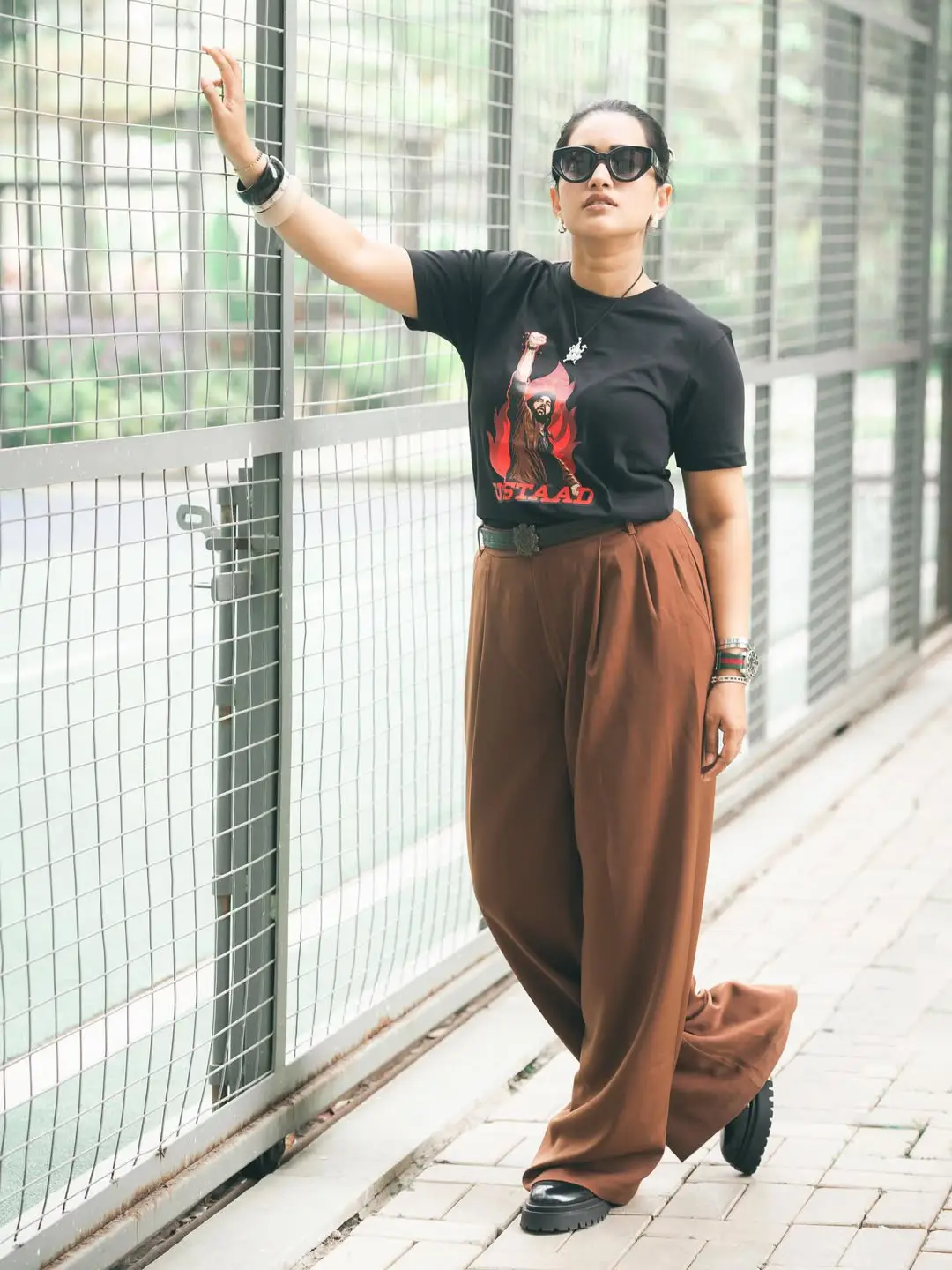 sravanthi chokarapu Ustaad look going viral on social media