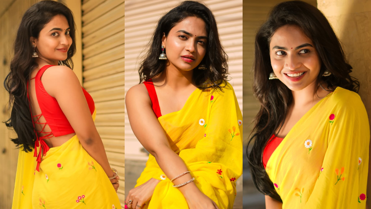 Alekhya Harika: అలేఖ్య హారిక అందాల విందు.. పసుపు రంగు చీరలో పరువాలు ఒలకబోస్తూ
