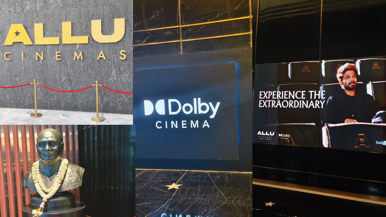 Allu Cinemas Inside Photos : కొత్తగా ఓపెన్ అయిన అల్లు సినిమాస్.. లోపల ఎంత బాగుందో చూడండి.. ఫొటోలు..