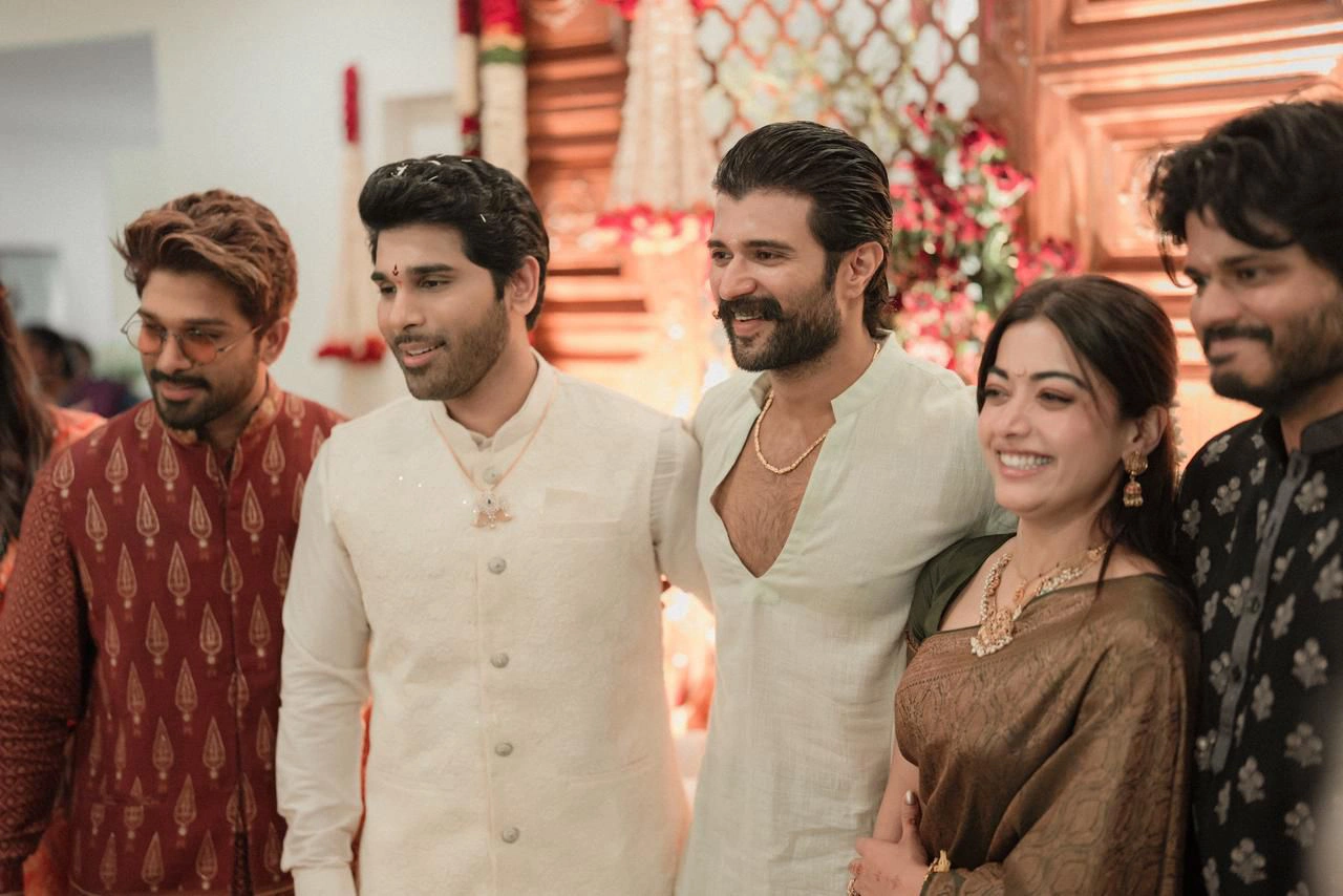 Allu Sirish Groom Ceremony Vijay Deverakonda Rashmika Special Attraction