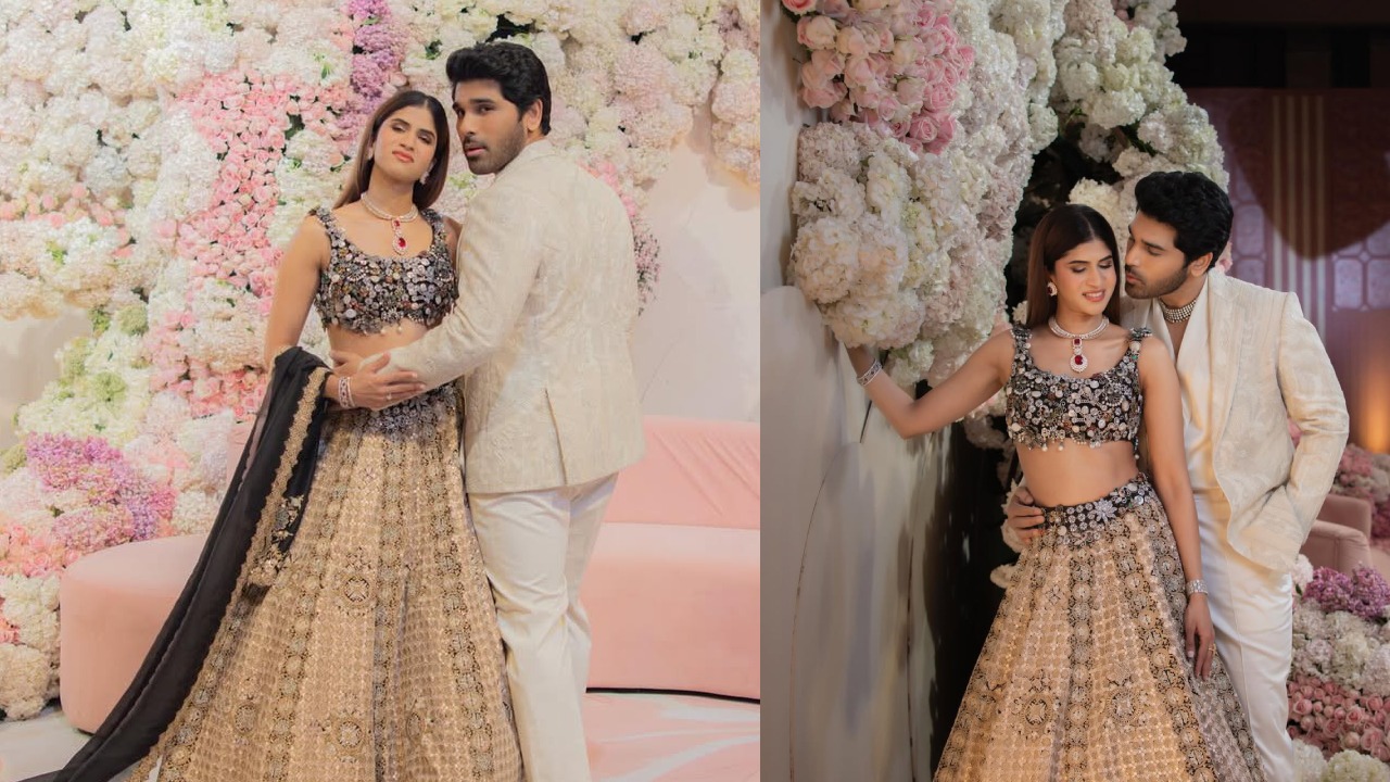 Allu Sirish Nayanika : అల్లు శిరీష్ – నయనిక ప్రీ వెడ్డింగ్ రిసెప్షన్.. కాబోయే జంట క్యూట్ ఫొటోలు..