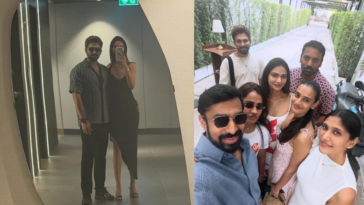 Allu Sneha Reddy : భార్యతో బ్యాంకాక్ లో వెకేషన్ ఎంజాయ్ చేస్తున్న అల్లు అర్జున్.. ఫోటోలు వైరల్..