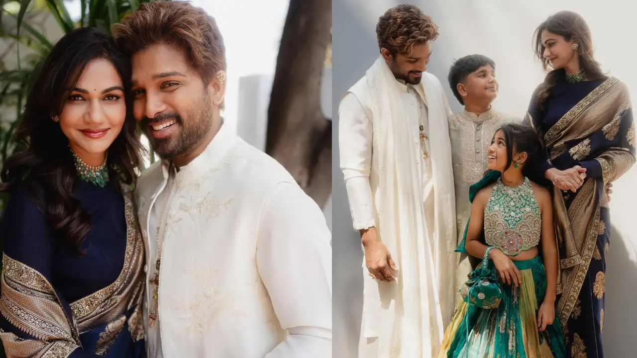 Allu Sneha Reddy shares special photos with husband and children