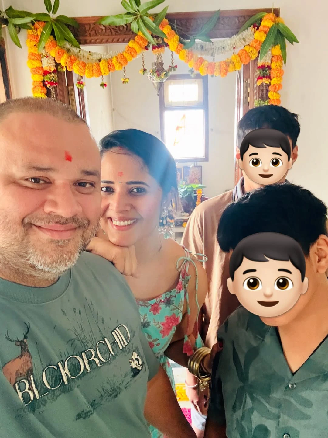 Anasuya Bharadwaj Ugadi Celebrations with Family