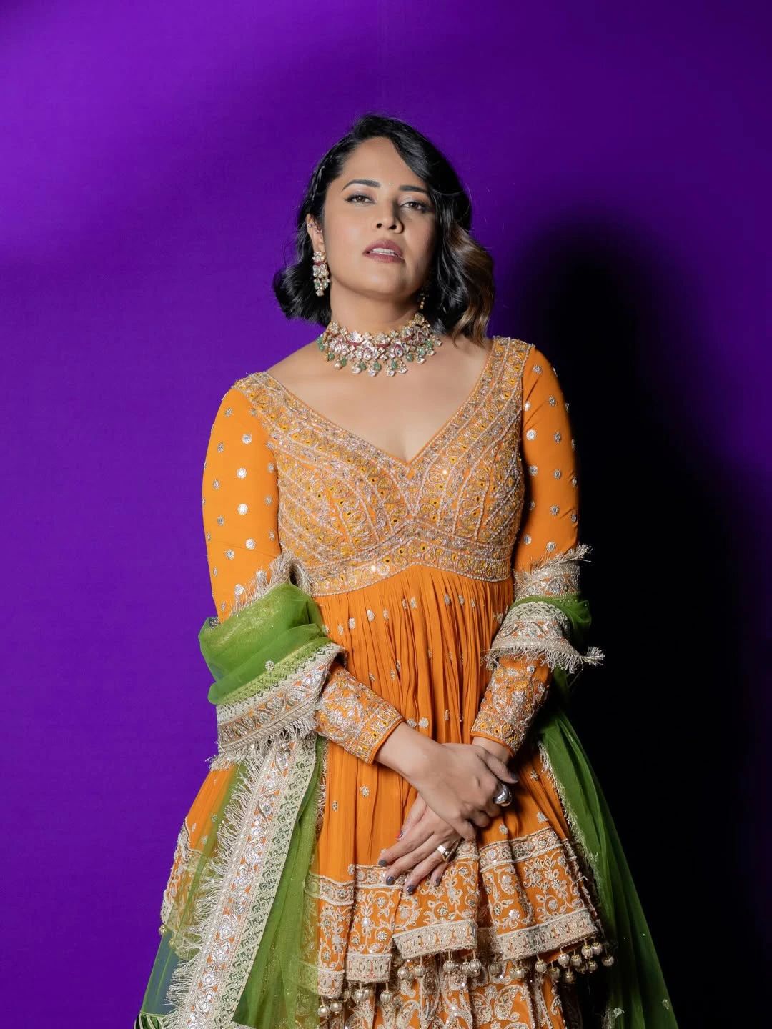 Anasuya Bharadwaj Ugadi Celebrations with Family