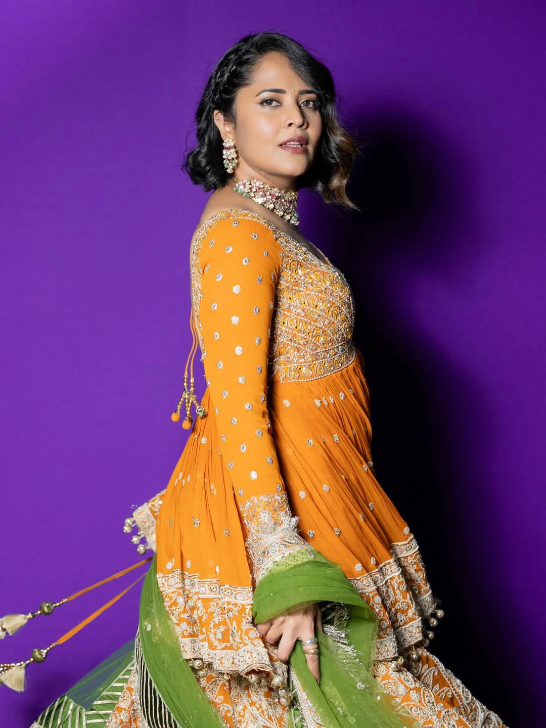 Anasuya Bharadwaj Ugadi Celebrations with Family