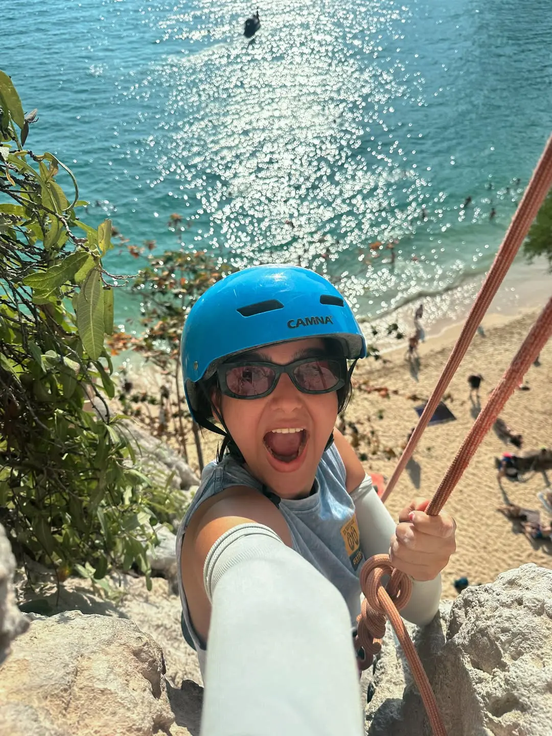 Anaswara Rajan Enjoying Vacation at Sea