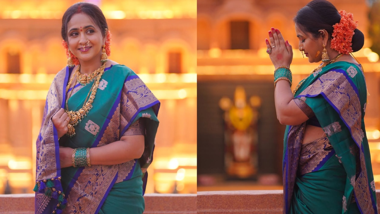 Anchor lasya : శ్రీరామ న‌వ‌మి స్పెష‌ల్.. నిండైన చీర‌క‌ట్టులో యాంక‌ర్ లాస్య‌.. ఫోటోలు వైర‌ల్‌..